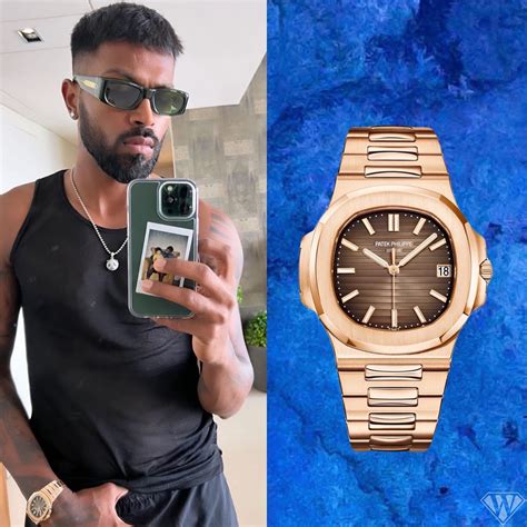 patek philippe nautilus hardik pandya|patek philippe platinum price.